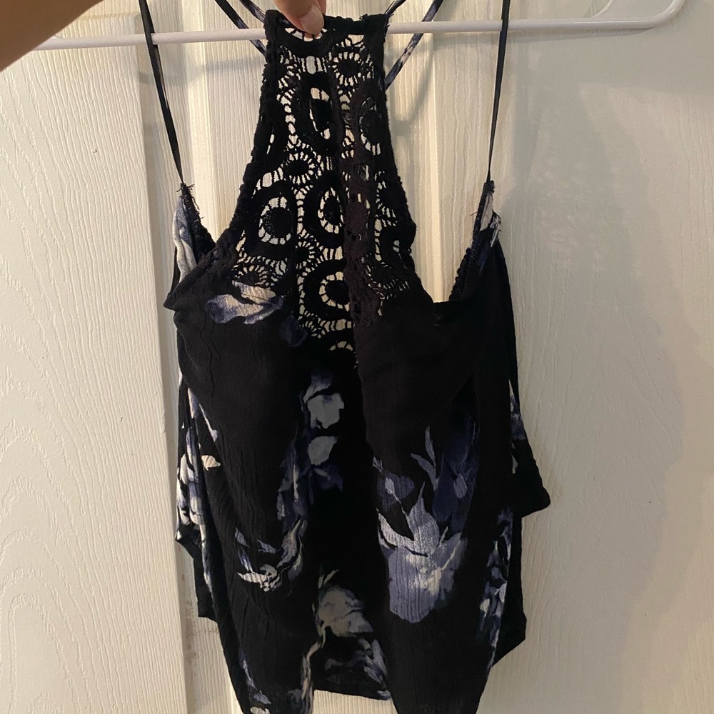 Flowy halter top